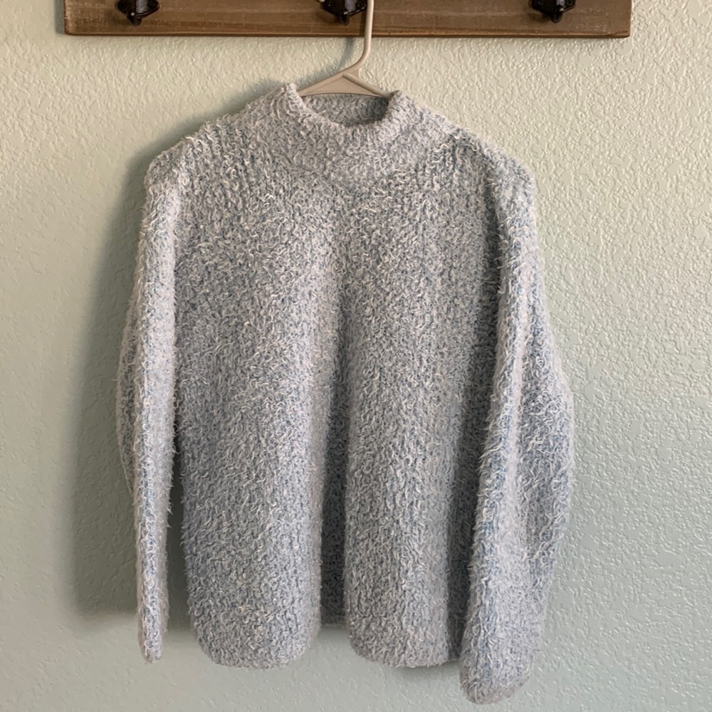 Fuzzy Miss B Blue Sweater. Extremely Soft and Fuzzy! Sz S